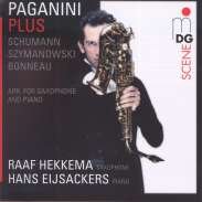 Paganini Plus, de nieuwe Cd met Raaf Hekkema, saxofoon is uit